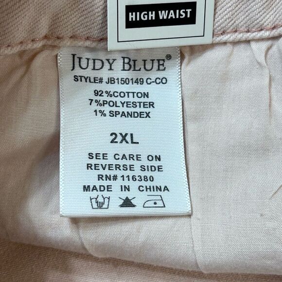 Judy Blue Just Blushy High Waist Denim Shorts - Picture 9 of 10
